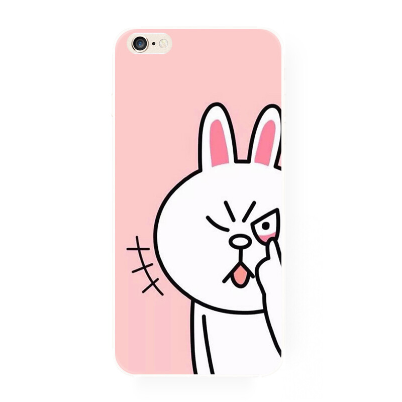 可妮兔iphone6手机壳苹果6s卡通硅胶6plus磨砂创意保护套外壳