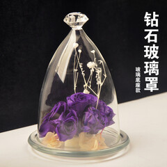 mxmade 唯美钻石景观花瓶 透明玻璃水培装饰器皿 创意居家装饰品