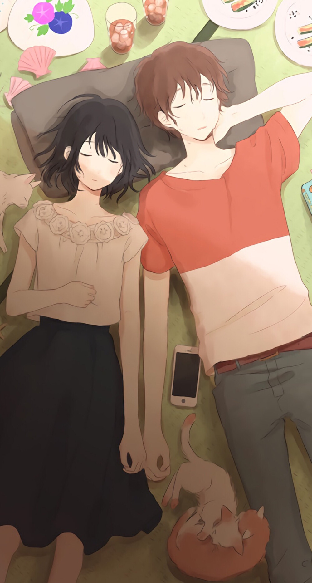 二次元动漫插画情侣各类cp壁纸