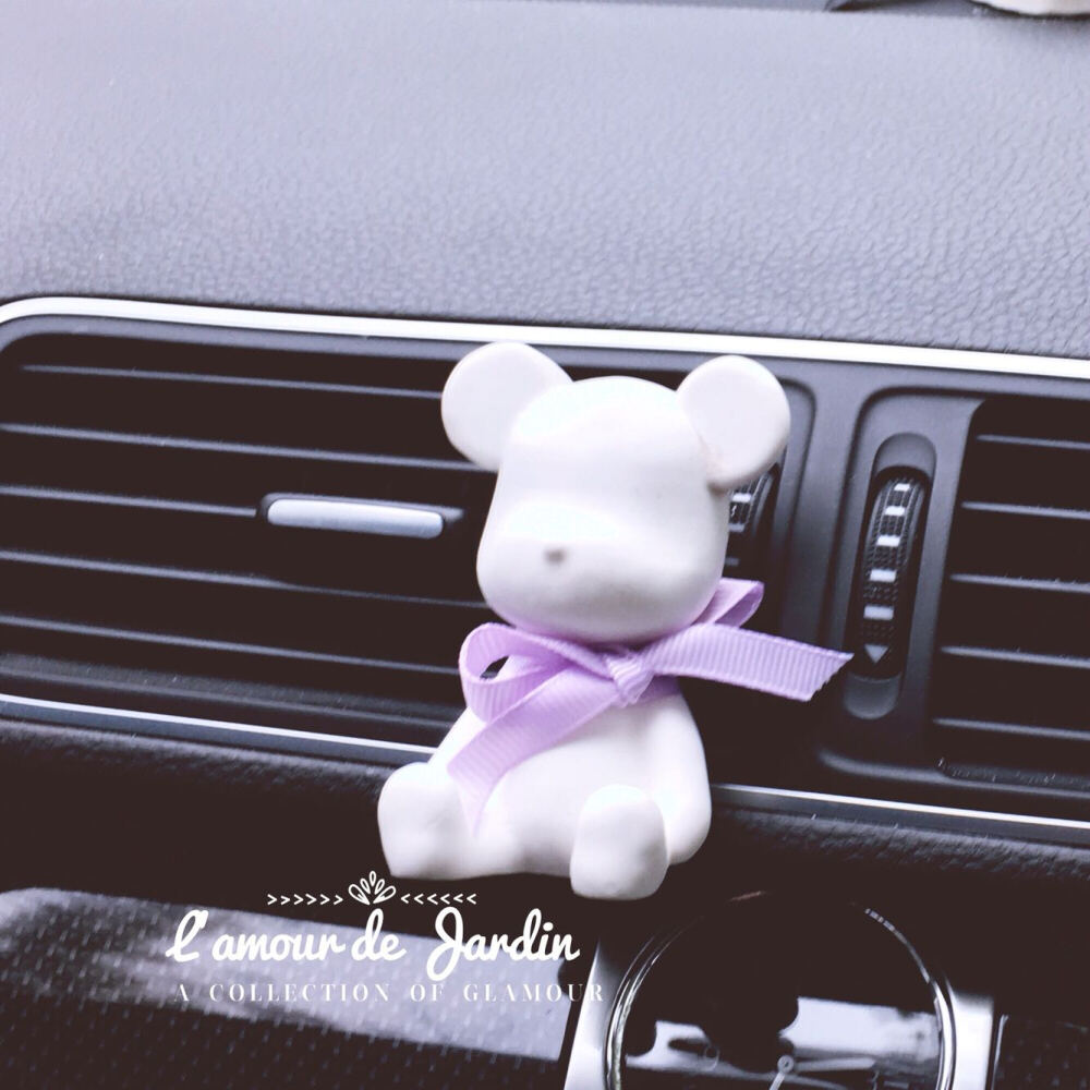 超Q的小帅熊，韩国当前最流行的车载固体香氛。