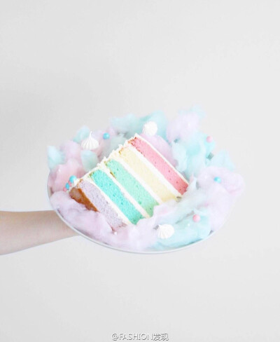 rainbow cotton candy