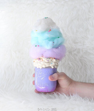 rainbow cotton candy