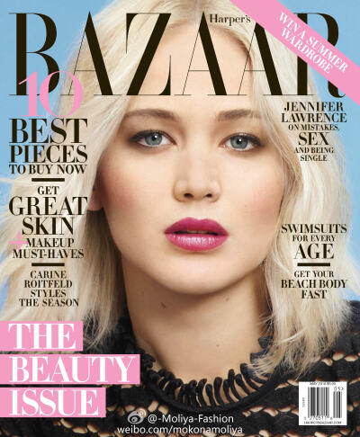 #Jennifer Lawrence# 《Harper's BAZAAR》5月号