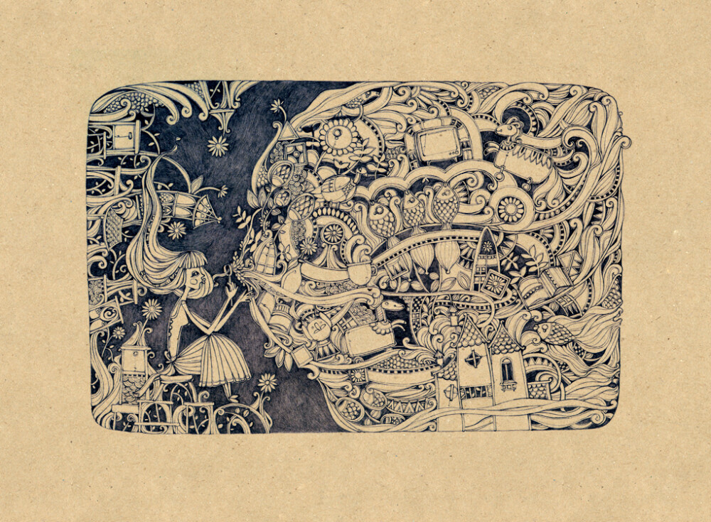 装饰画系列之插画小绘