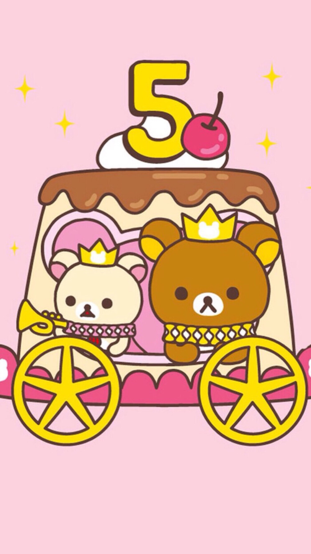 iPhone 壁纸 轻松熊 rilakkuma