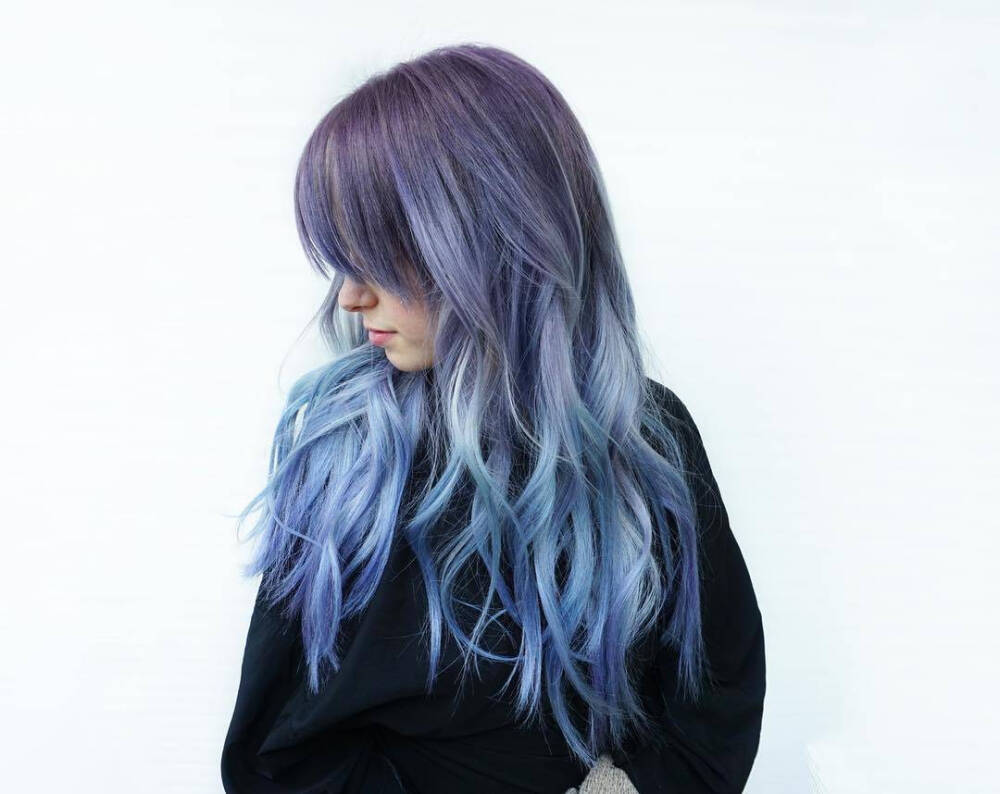 喜欢蓝紫色