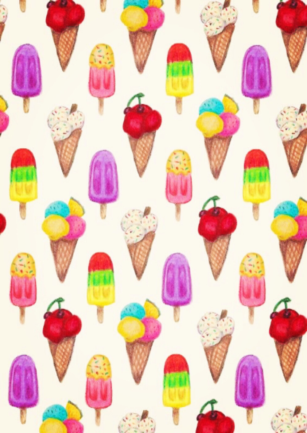 冰淇淋 ice cream wallpaper 