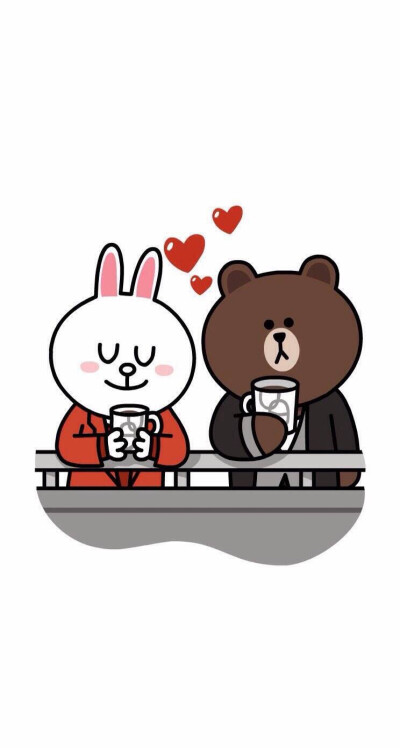 iPhone 壁纸 LINE cony brown 可妮 布朗