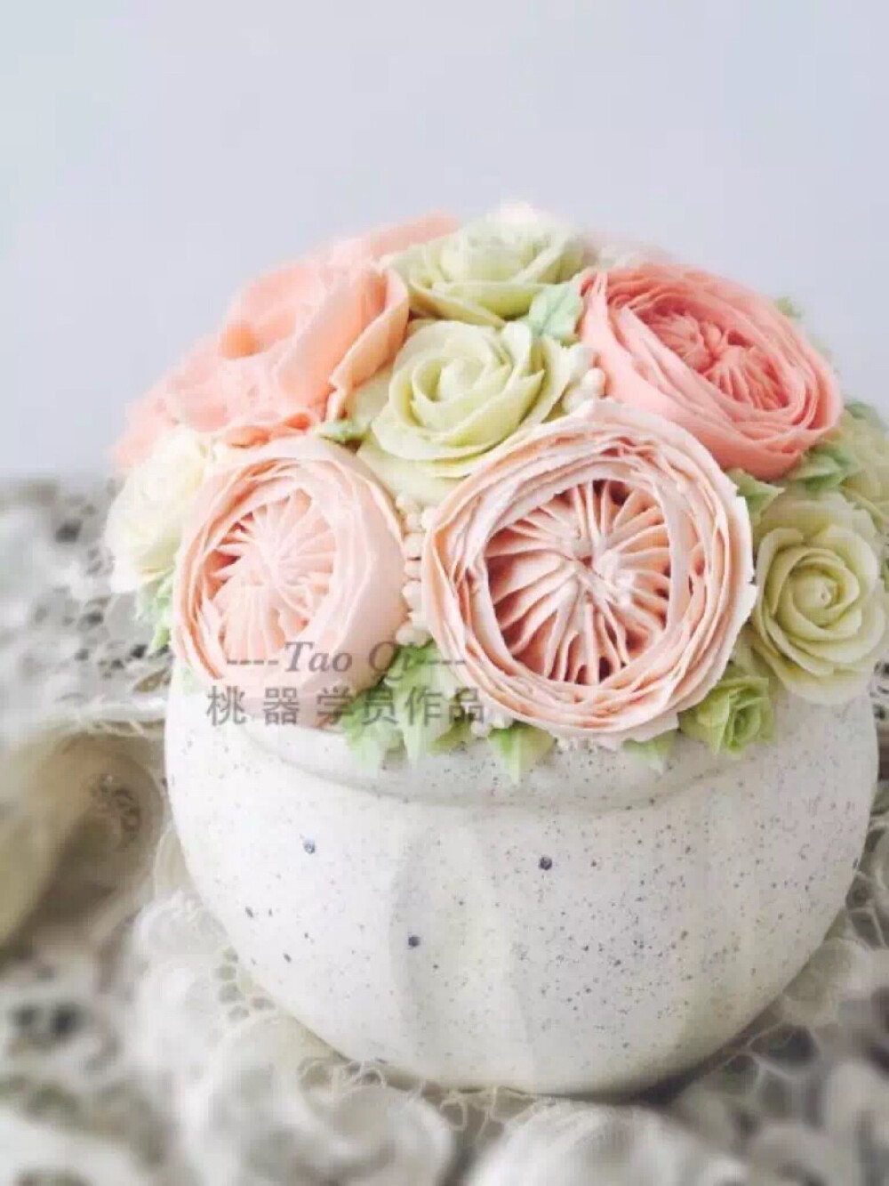 韩式裱花学员作品