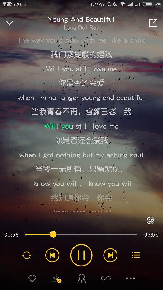 打雷姐 young and beautiful