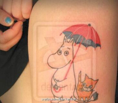 #Tattoos#纹只Moomin在身上