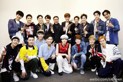 第十六届音乐风云榜 SM家族 满叔 EXO 安七炫