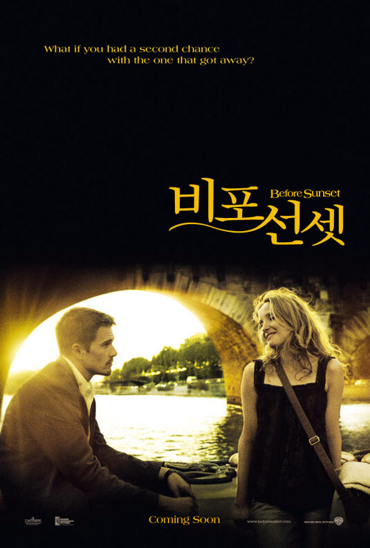 【图解电影】爱在日落黄昏时 Before Sunset (2004)
剧情/爱情/美国
“天在将黑未黑时最美，爱在将爱未爱时最迷人”
PS：理查德·林克莱特爱在三部曲 《爱在日落黄昏时》《爱在黎明破晓前》《爱在午夜降临前》
（豆瓣点评：https://movie.douban.com/subject/1291990/）