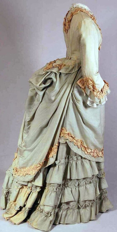 Two Piece Day Dress, ca. 1875 via Mode Museum