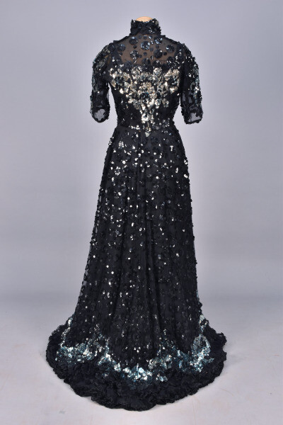 Evening dress, 1897-99 From Whitaker Auctions