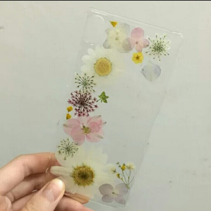 干花手机壳～