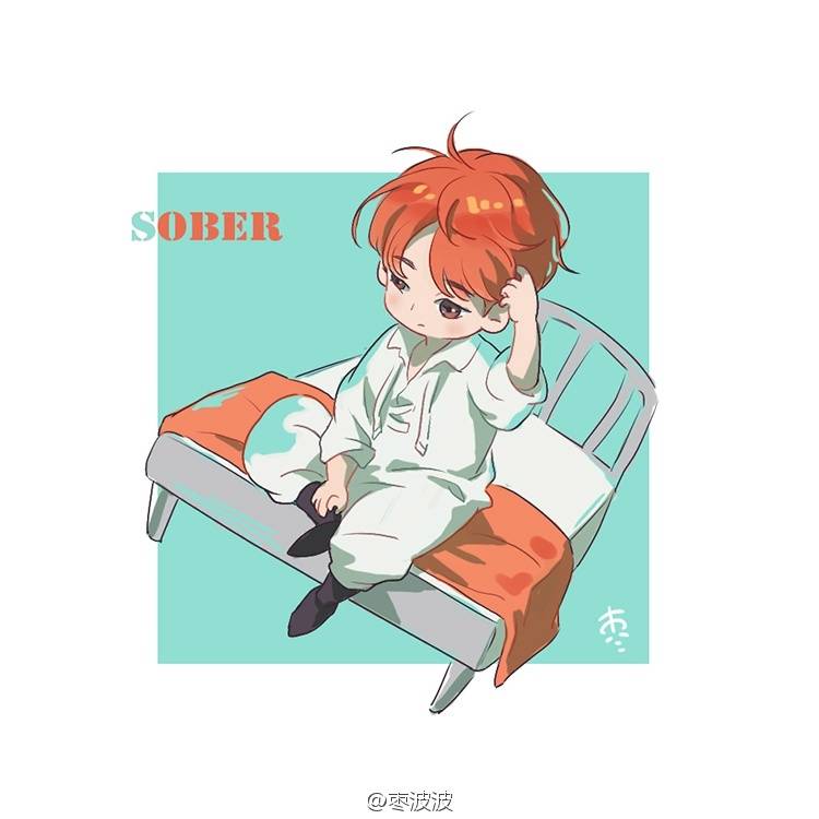 可爱的插画！sober！屋里BB！权志龙 东永裴 姜大成 崔胜铉 李昇炫！bigbang is everything！ cr:logo