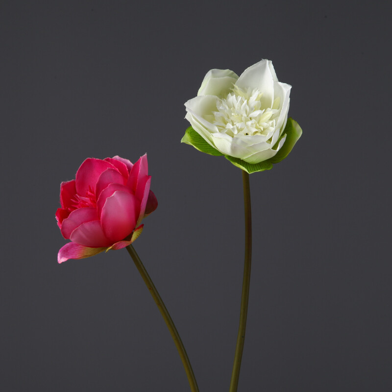 zakka田园仿真花艺水莲插花干花假花家居客餐厅台面花瓶文艺摆设