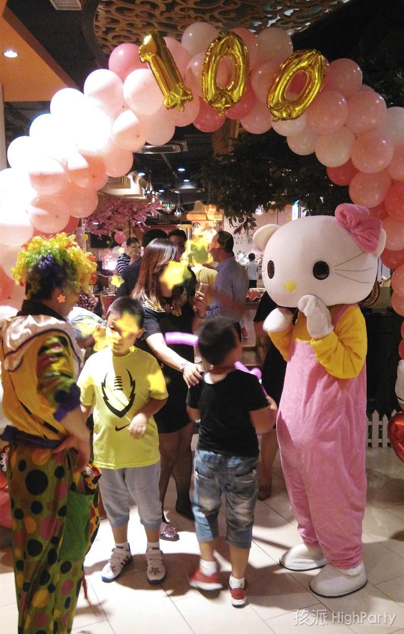 南京百天宝宝生日宴hellokitty主题百日宴