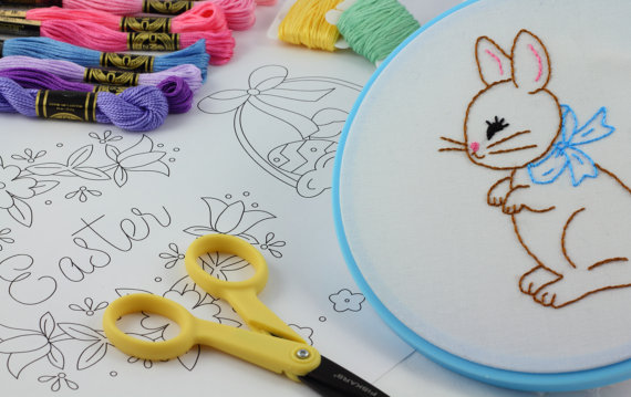 Easter Embroidery Pattern hand embroidery