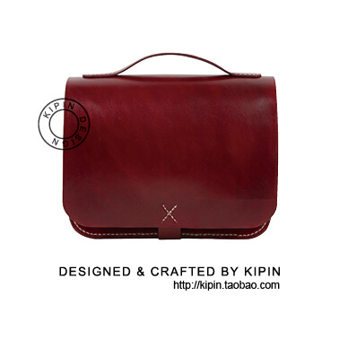 KIPIN手工皮具店 有时系列 手提斜挎包