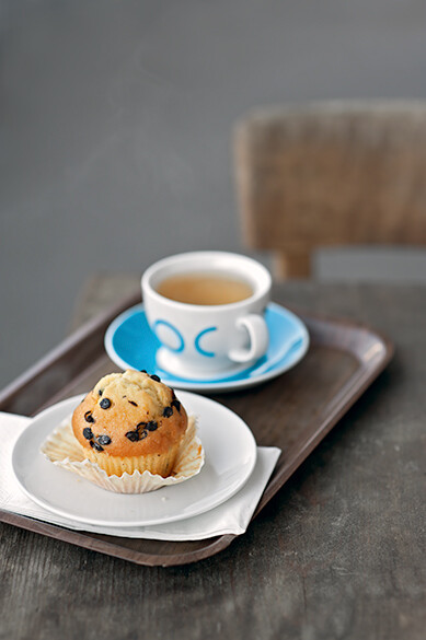 muffin/tea