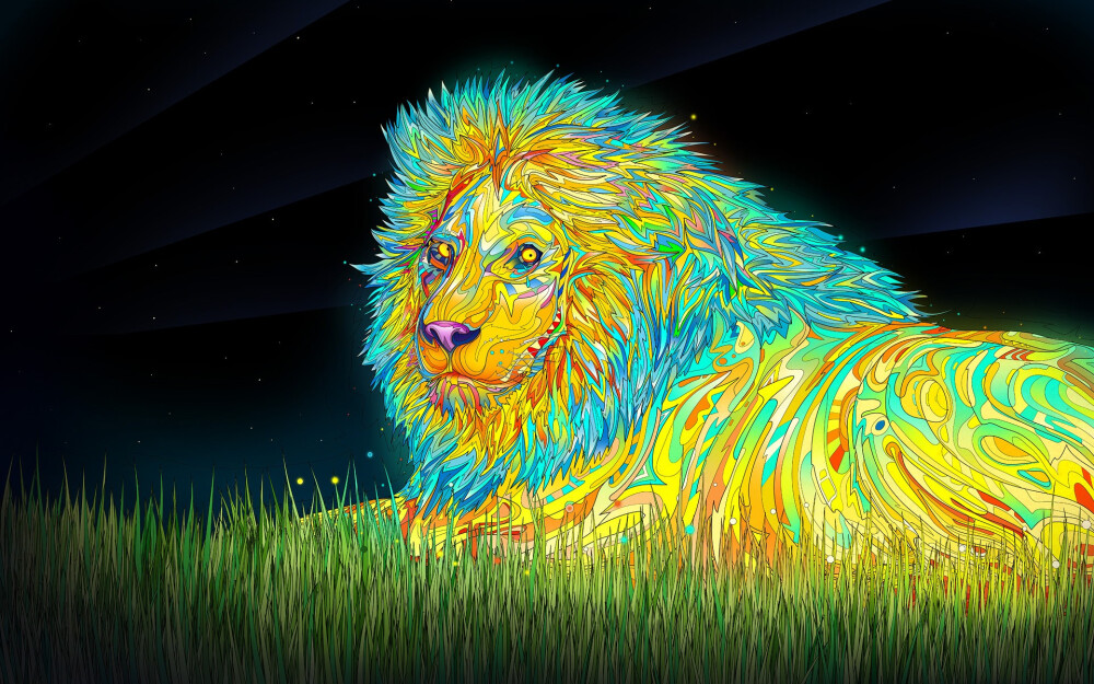 General 1920x1200 psychedelic anime colorful lion animals digital art
Matei Apostolescu