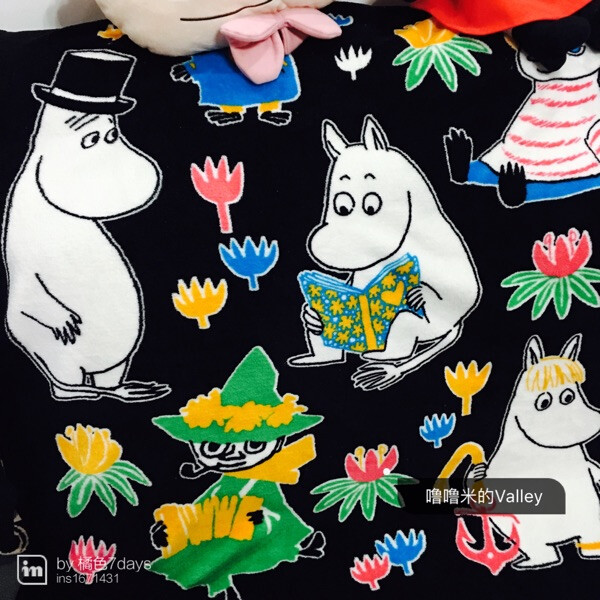 新品！Moomin姆明亚美littlemy法兰绒加大号午睡毯空调毯