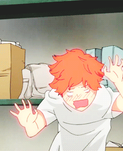 排球少年！！ ハイキュー！！ 排球！！二次元 动漫 截图 gif 动态图 人物 动画 同人 日向翔阳 via tumblr