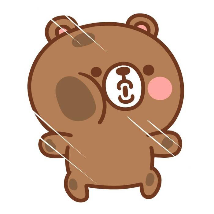 情侣头像 布朗熊 