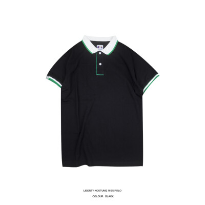 LIBERTY KOSTUME polo 黑绿短袖