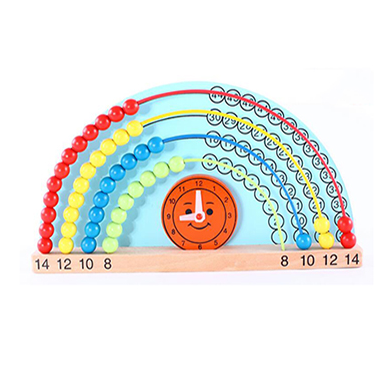  颜色鲜艳、吸引宝宝注意力，并且轻巧方便外出携带，帮助宝宝学习数数、识别颜色、学习加法、减法口诀，让宝宝边娱乐边学习。