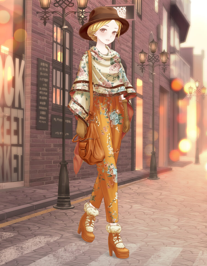 披肩花朵