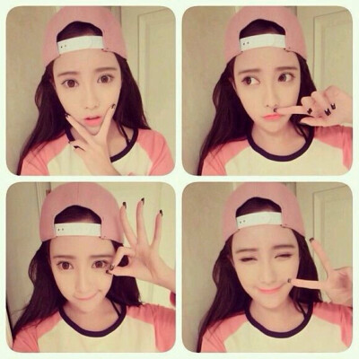 呆萌 四格 女头