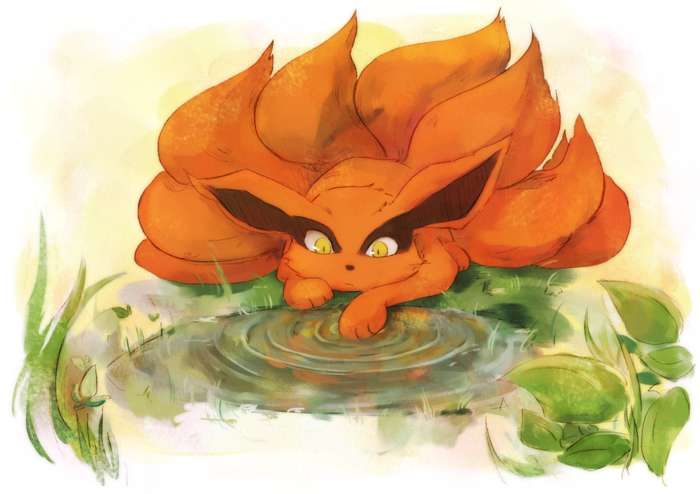 「こども九尾」/「秋月まく」のイラスト [pixivid=270915]【火影忍者