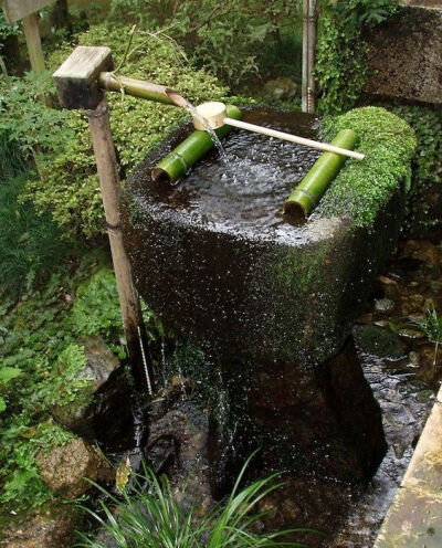 日本景观元素丨水钵