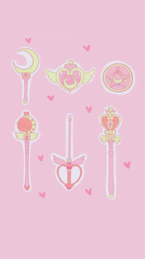 ✨抱图走别忘了赞～少女心 美少女战士 水兵月 粉色 头像 壁纸 可爱 平铺 动漫 趣味图