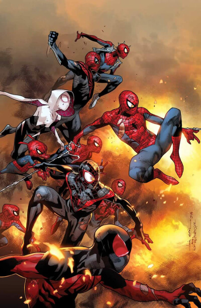 Web Warriors cover by Olivier Coipel