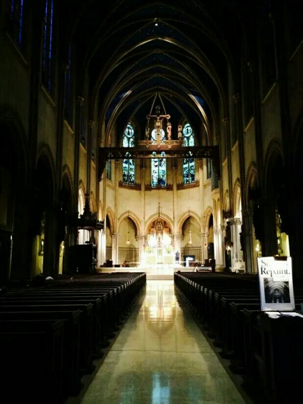 church in New York （Manhattan street）