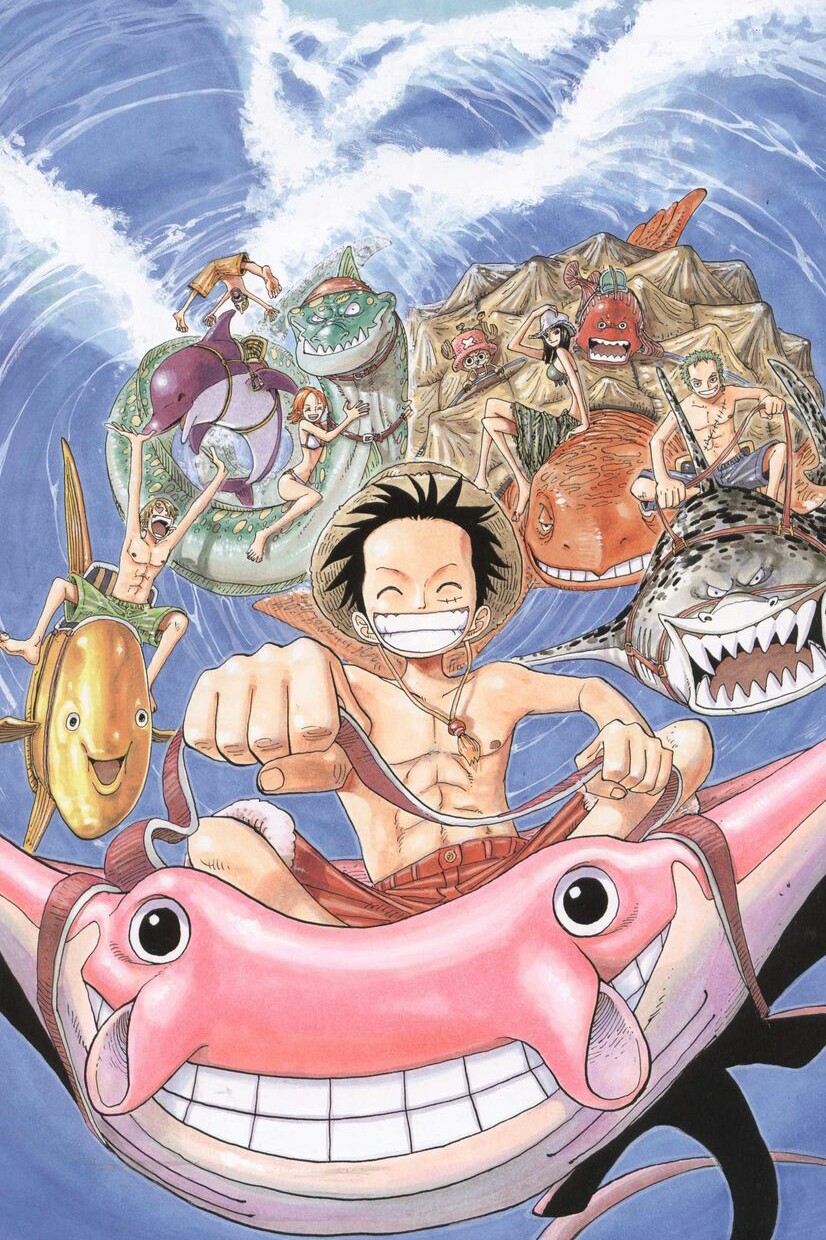 《ONE PIECE》（ワンピース）海賊王 原畫 #尾田榮一郎# 集英社少年周刊JUMP 少年，熱血