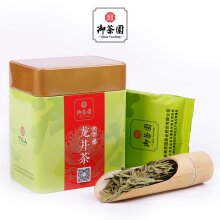 御茶園【龍井茶常號】 80g/罐龍井綠茶茶葉新茶 2016年新茶綠茶茶葉明前龍井茶