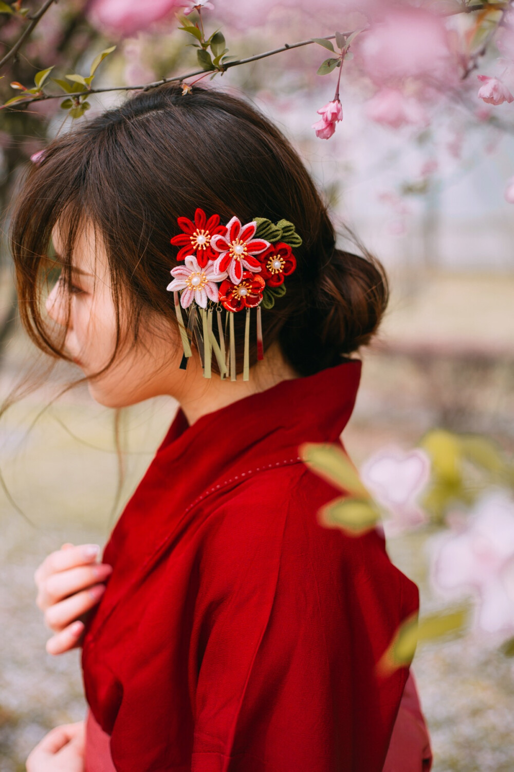 细工花簪 淘宝店梦里不知