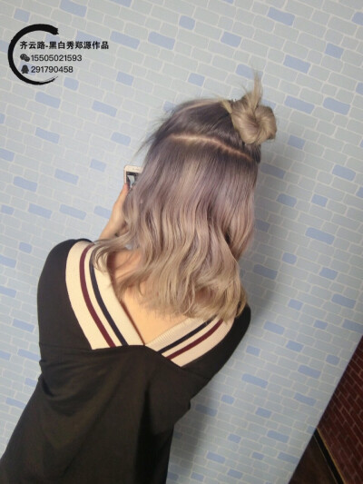 半丸子头，做头发找找小郑老师✌️