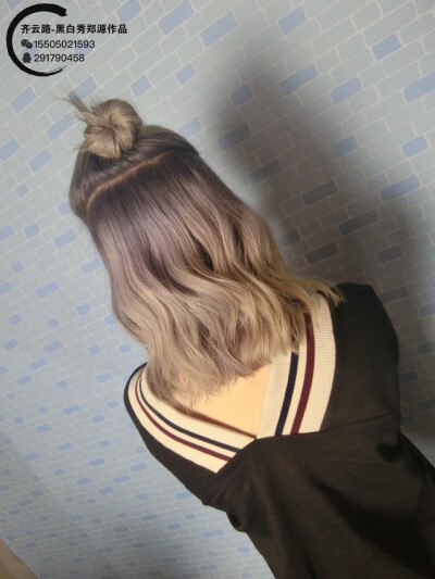 半丸子头，做头发找找小郑老师✌️