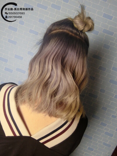 半丸子头，做头发找找小郑老师✌️