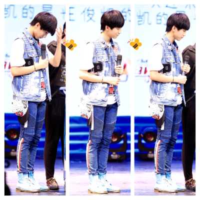 #王俊凯# #TFBOYS王俊凯# #TFBOYS#150919 王俊凯生日会cr：跳跳虎小蜜蜂