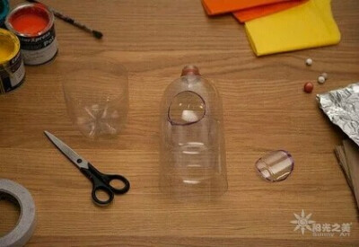 塑料瓶手工 | biu~火箭发射喽！