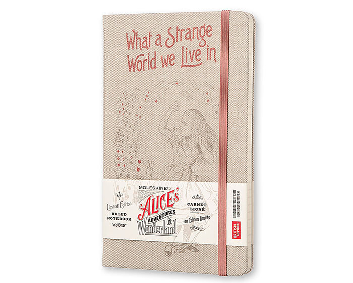 现货特价 Moleskine Alice's爱丽丝梦游仙境150周年限量版笔记本