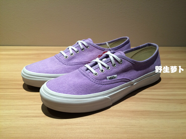 VANS AUTHENTIC SLIM淡紫色 薰衣草色低帮滑板鞋男鞋女鞋滑板鞋