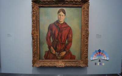 圣保罗美术馆 - Paul Cezanne
保罗·塞尚
Madame Cezanneem vermelho
1890-94